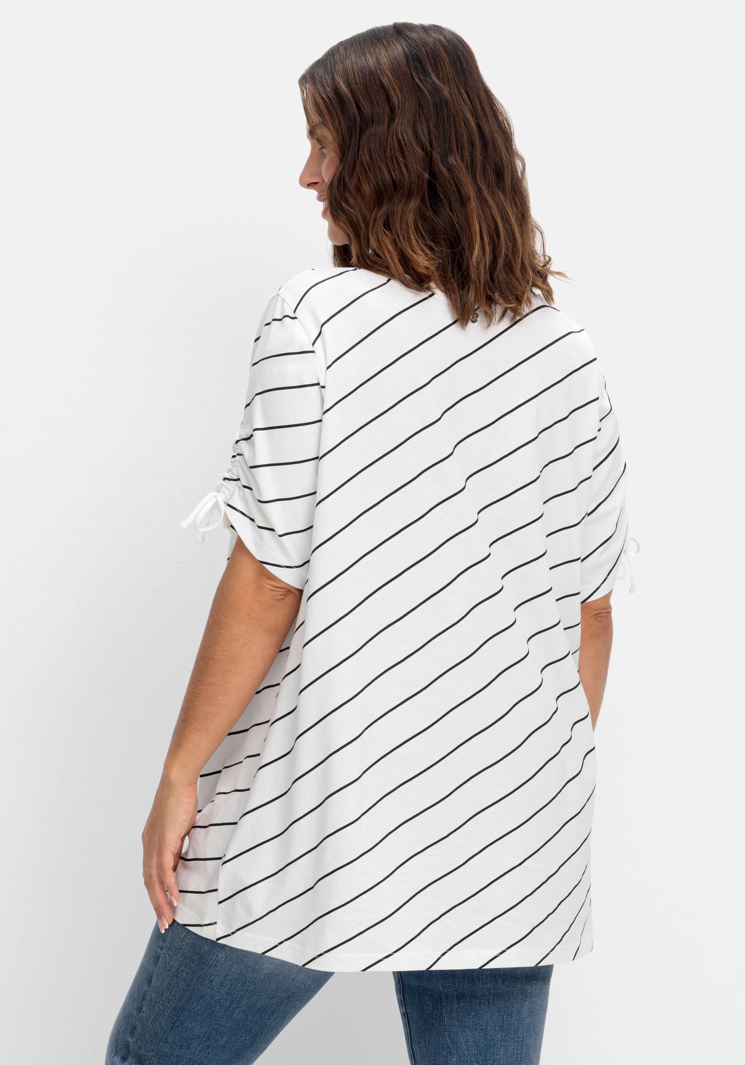 Doppelpack T-Shirts, mit Tunnelzug am Arm