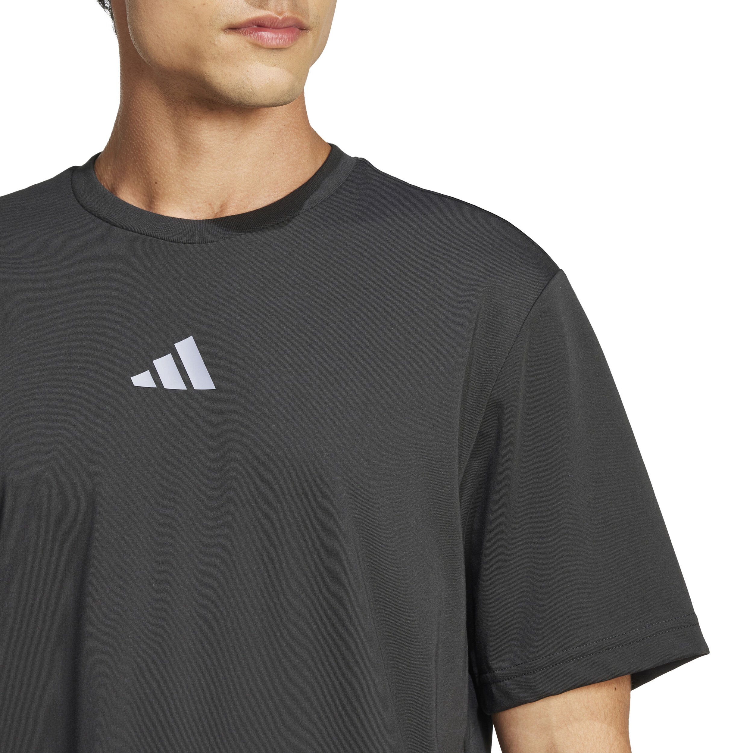 adidas Graphic T-shirt Hommes - Noir , Lilas
