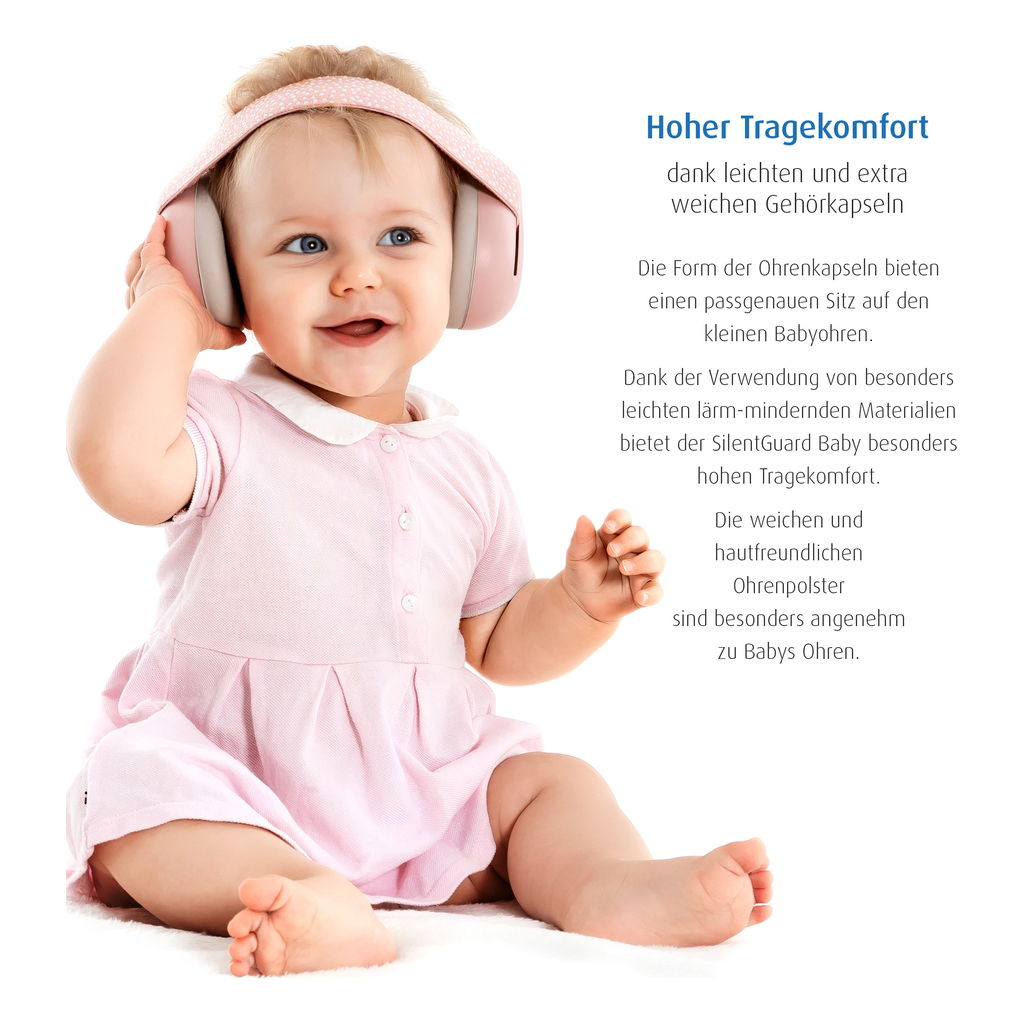 reerreer   Kapselgehörschutz SilentGuard Baby rosa
