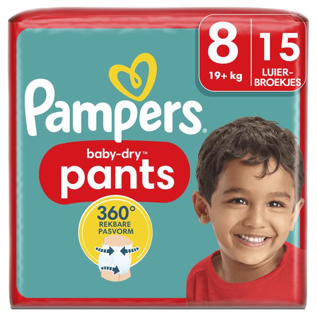 Pampers Baby Dry Pants Luierbroekjes Maat 8 19+ KG 15 stuks