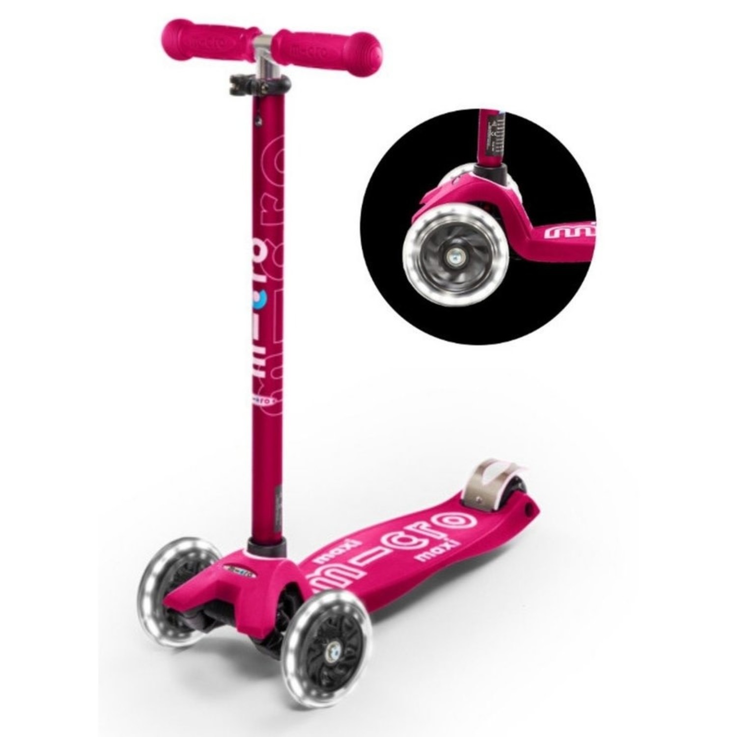 Micro Step | Maxi step Deluxe LED | Roze