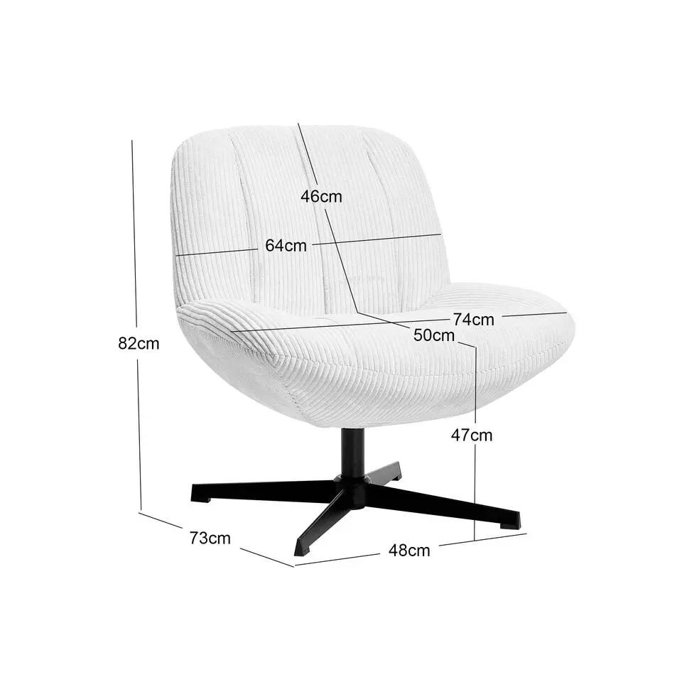 Draaibare Scandinavische Design Fauteuil