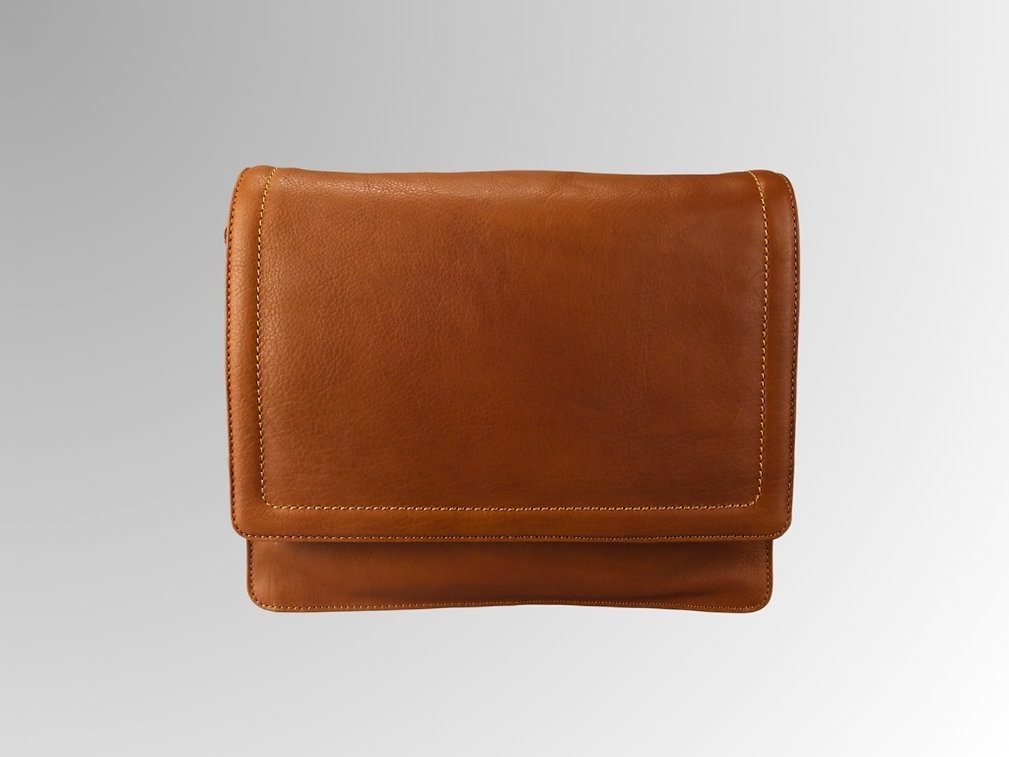 Lioné Amber Schoudertas Overslag Cognac