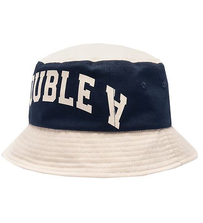 Wood Wood B?llehat - Val Arch Bucket Hat - Beige/Navy