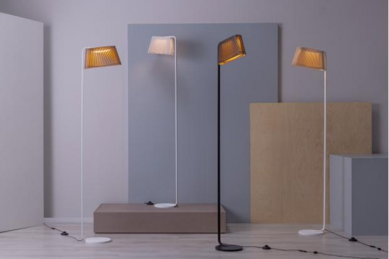 Secto Design Owalo 7010 vloerlamp LED zwart
