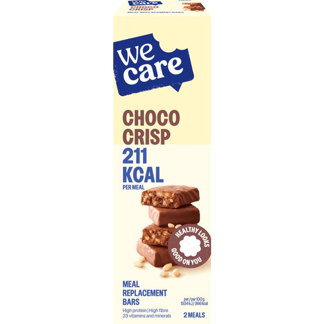 WeCare Bars Choco Crisp 2 stuks