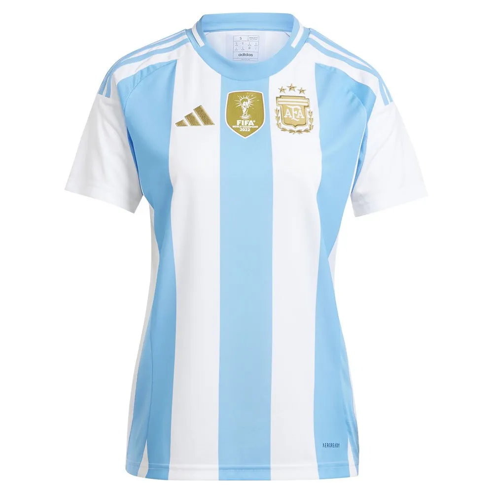 adidas Argentina 23/24 Heim Damen T-Shirt mit kurzen Ärmeln