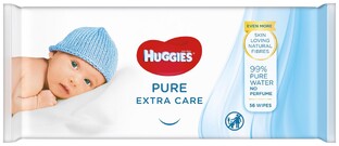 Huggies Pure Extra Care Babydoekjes 56ST