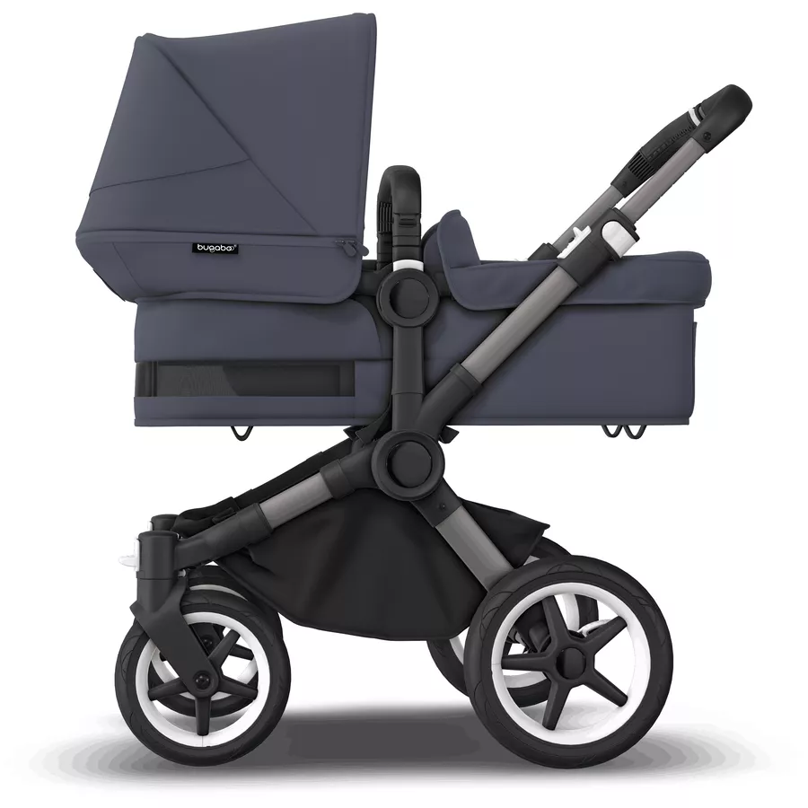 bugaboo Geschwisterwagen Donkey 5 Duo Complete GraphiteStormy Blue