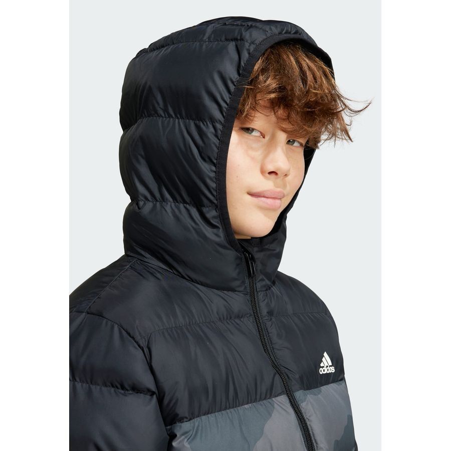Adidas Synthetic Down Allover Print Jacket