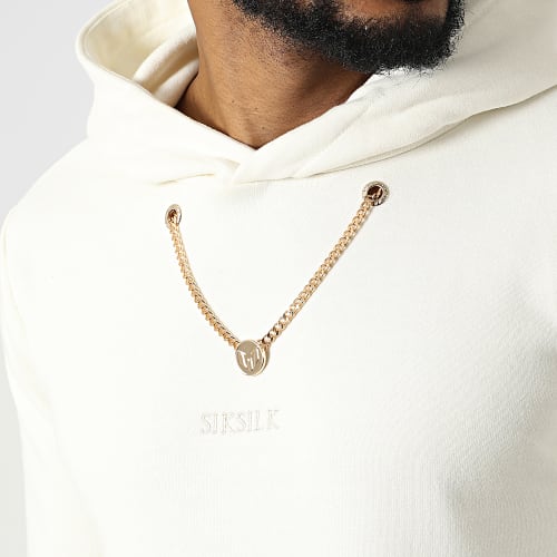 Sweat Capuche Messi Beige