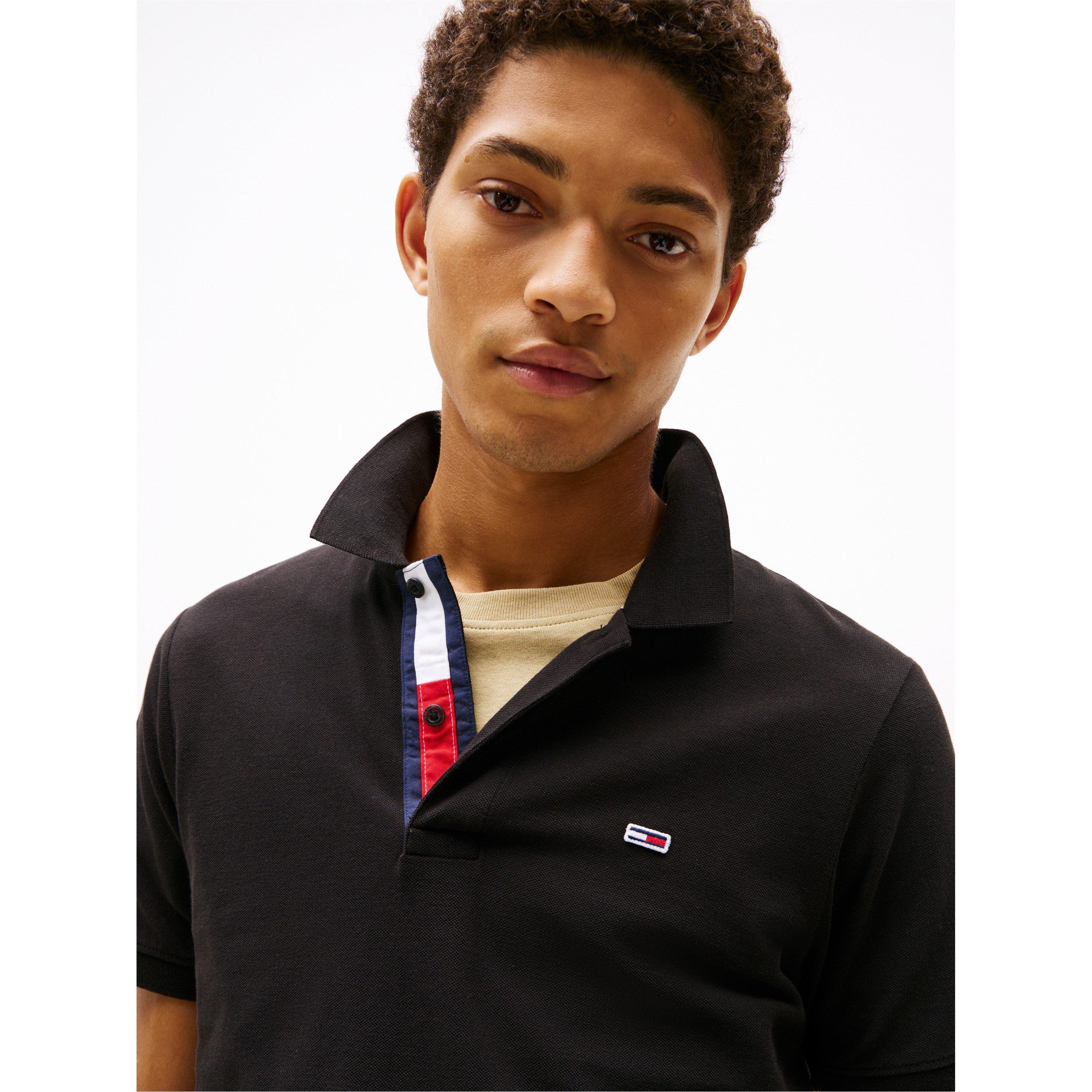 Tommy Jeans Tjm Slim Placket Polo Shirt Mens