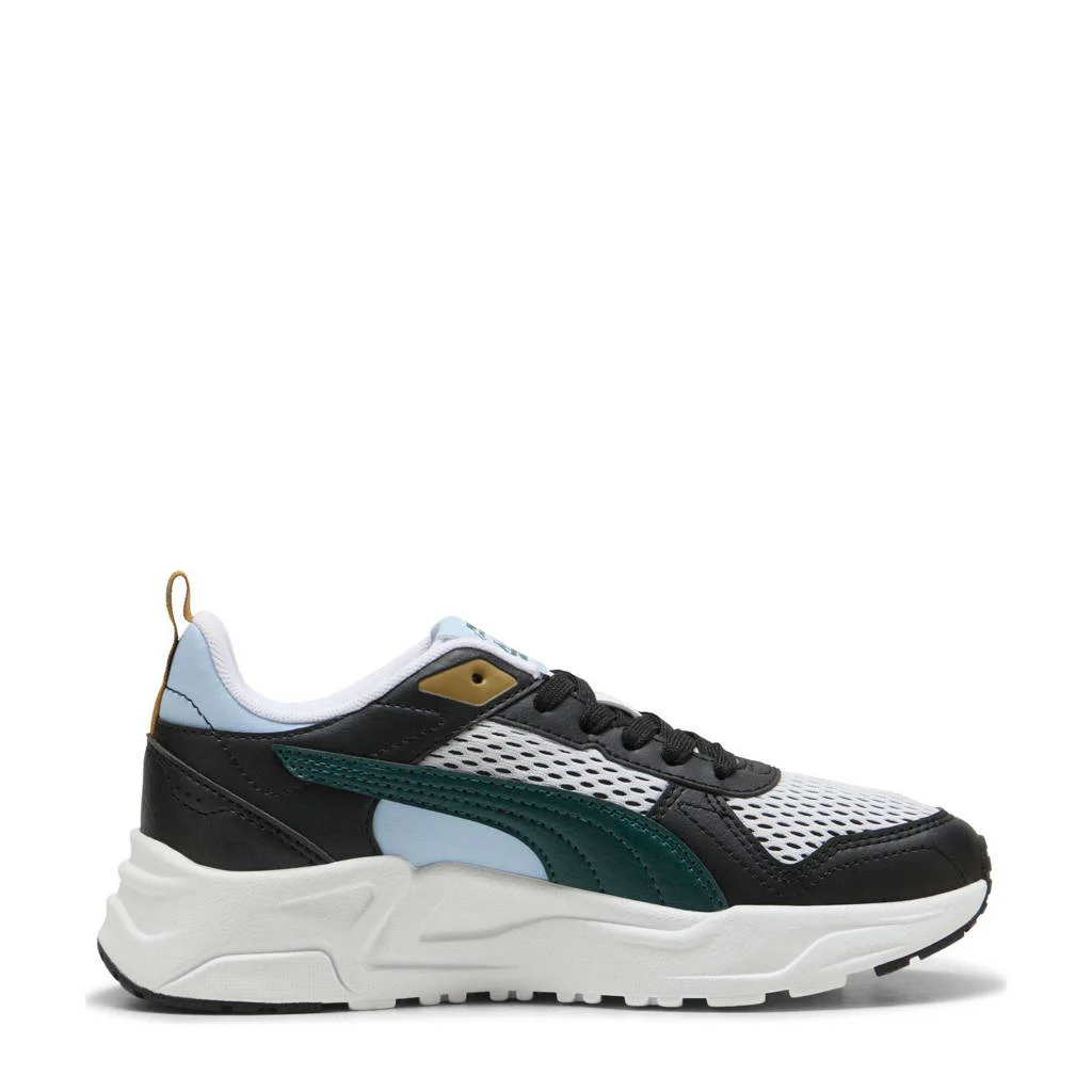 Puma Trinity Lite sneakers wit/groen/zwart