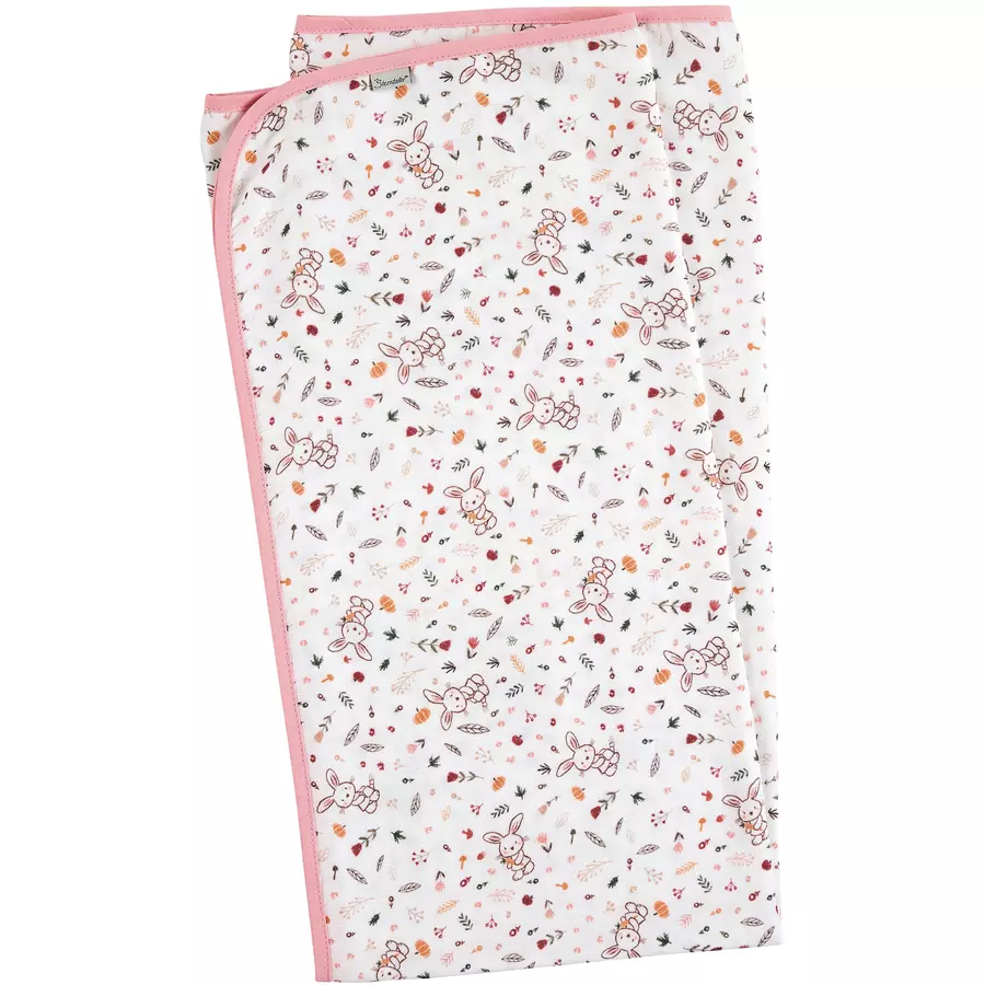 Sterntaler Musselin-Babydecke Hase rosa