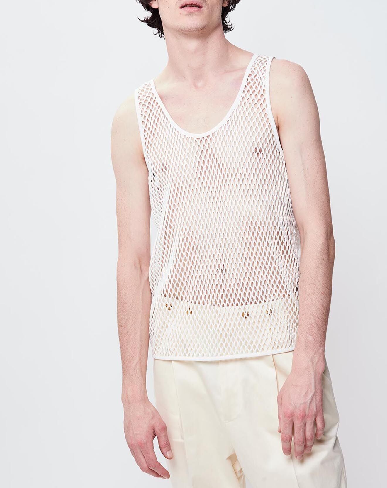 John Galliano Débardeur Zlan blanc