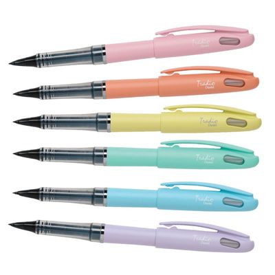 Pentel Tradio Pastel - Feutre plume - corps rose