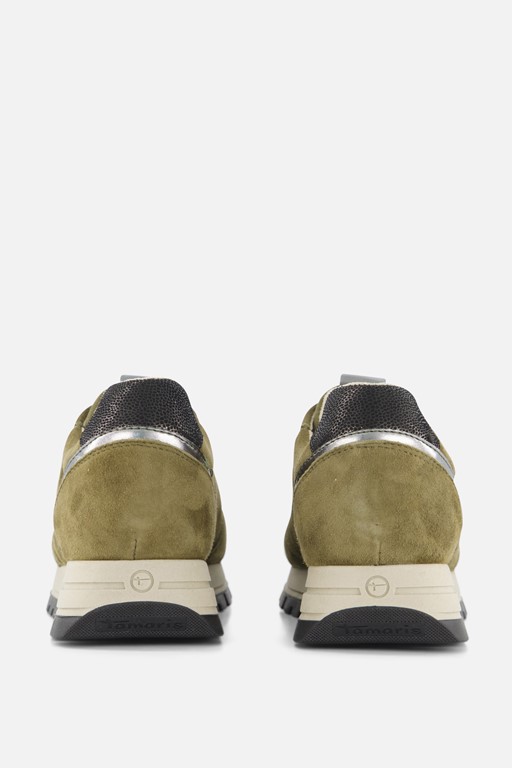 Tamaris Sneakers groen Synthetisch