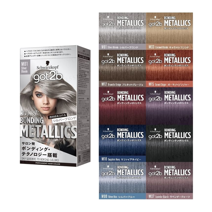 Schwarzkopf - got2b Bonding Metallics Haarkleur