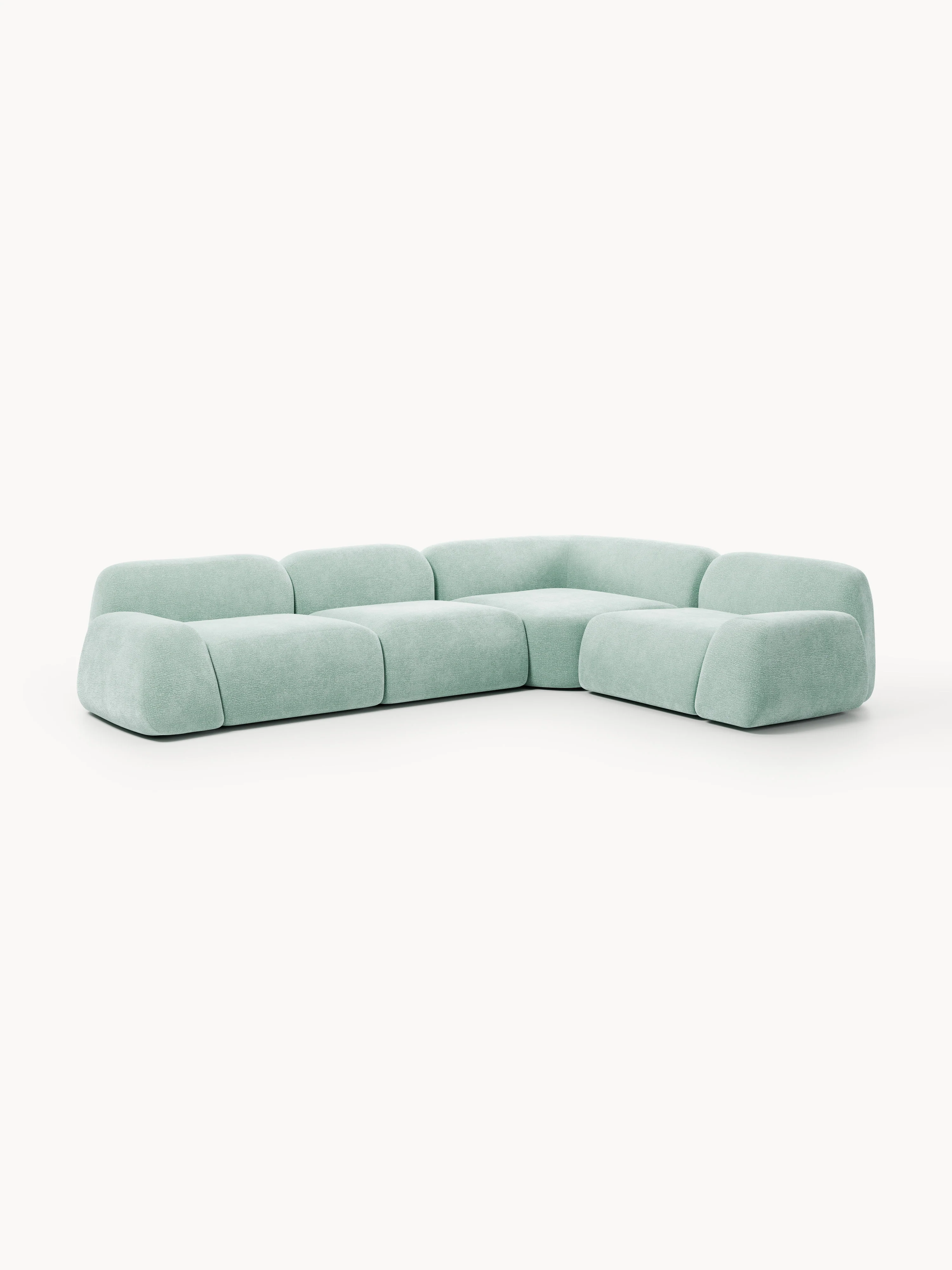 Modulaire hoekbank Wolke (4-zits)