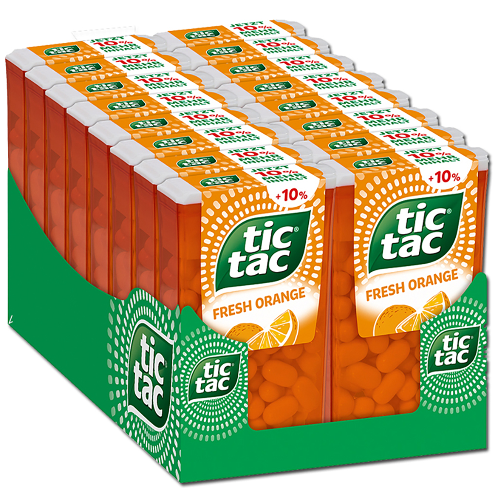Tic Tac fresh Orange 16x54g = 864g MHD:25.6.25