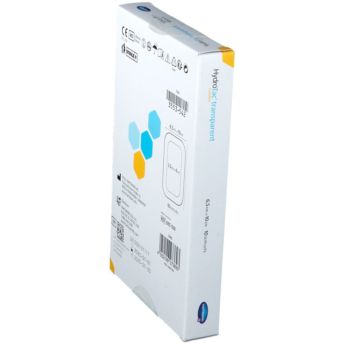 HydroTac® transparent comfort 6,5 x 10 cm