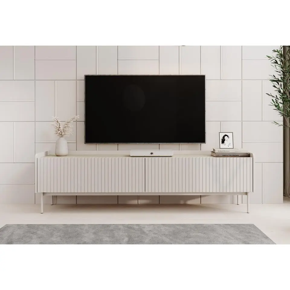 Meubella - TV-Meubel Livako - Beige - 181 cm