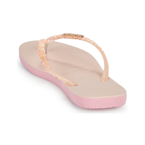 Havaianas - SLIM GLITTER FLOURISH - Rose
