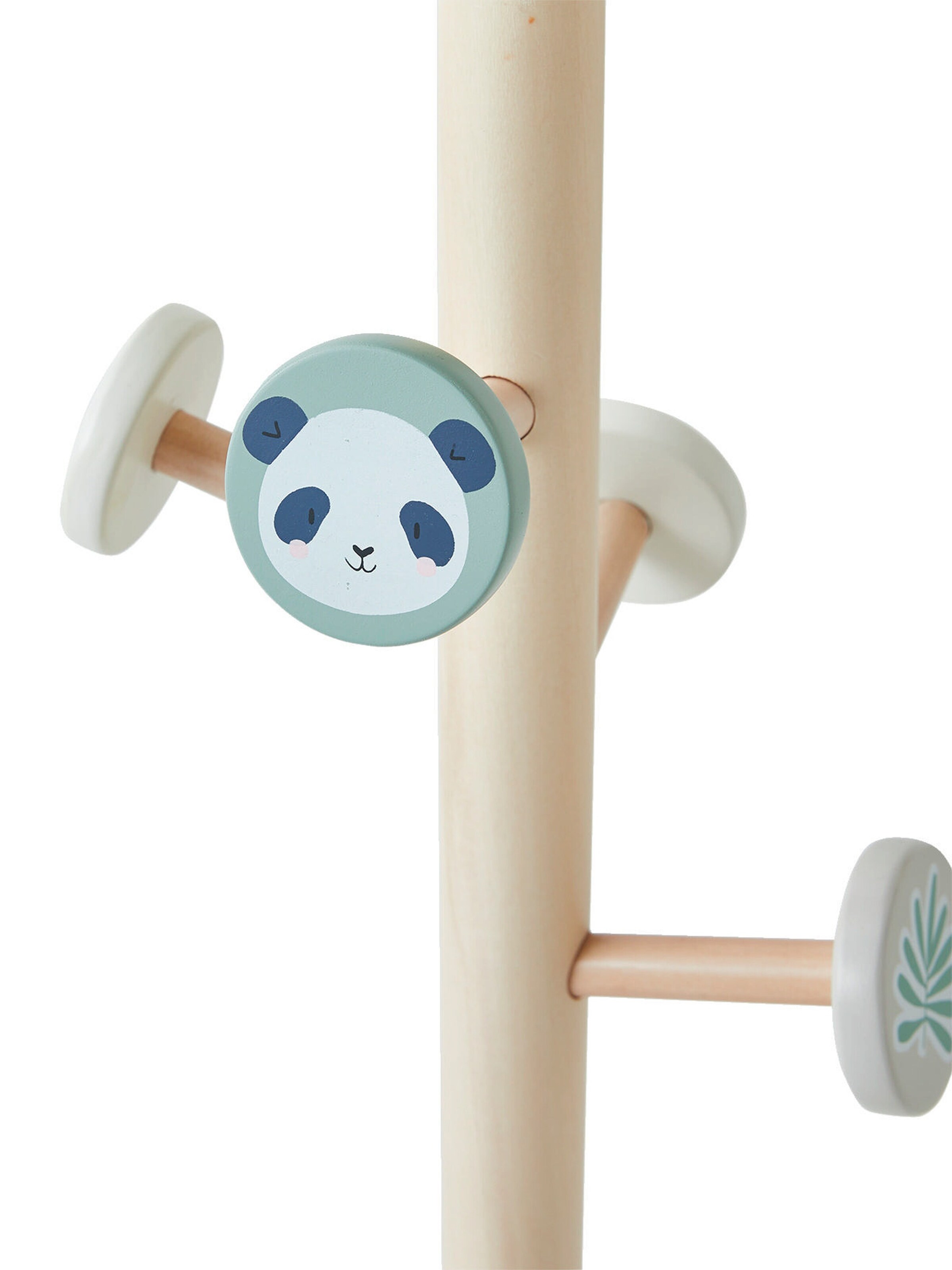 Vertbaudet Kinderzimmer Garderobenständer PANDAFREUNDE mint/natur
