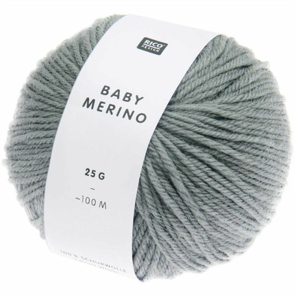 Pelote laine mérinos 100 m - gris