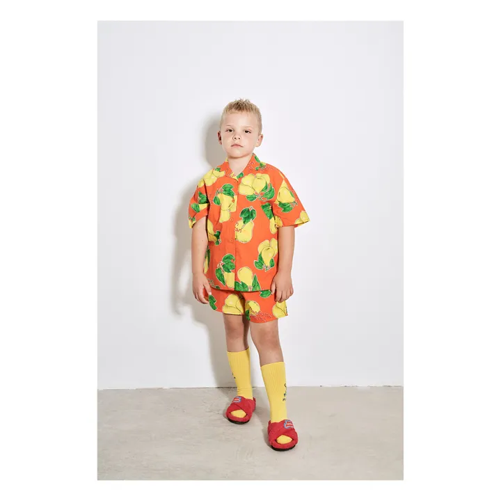 Maison Mangostan Short Peritas | Orange sanguine
