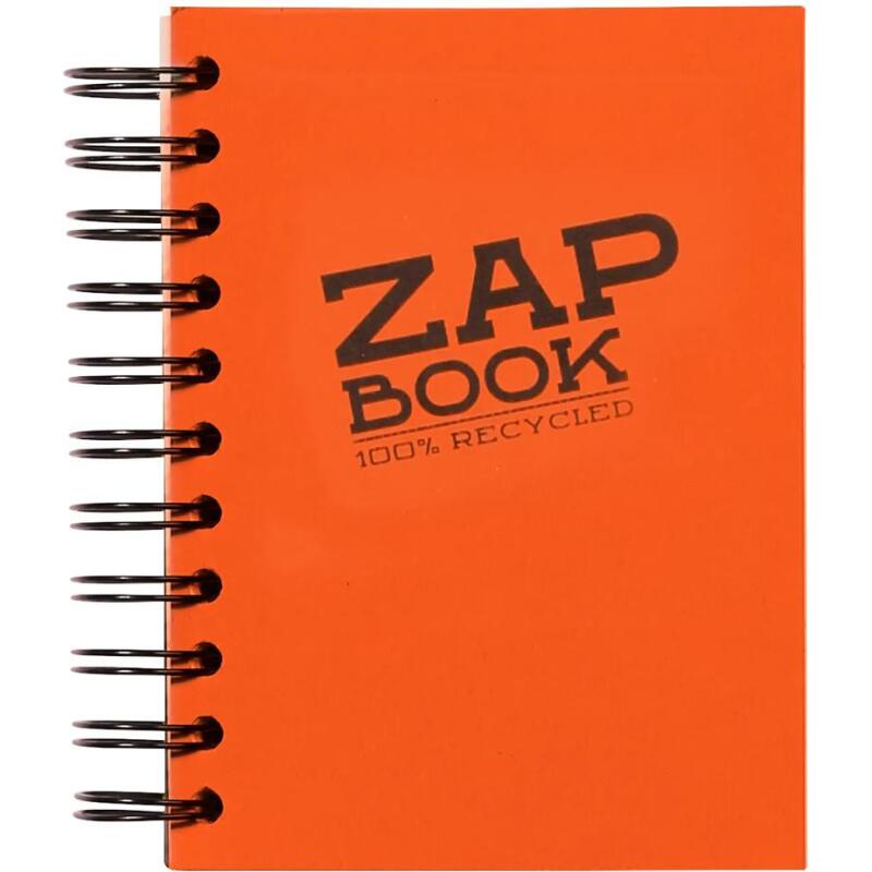 Zap Book carnet spiralé 160F A6 80g - Assortiment mixte