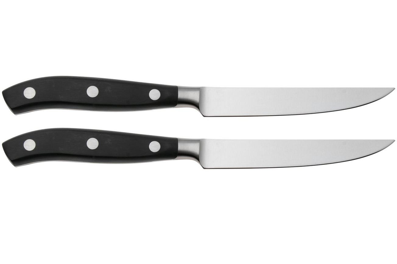 Victorinox Grand Maître Steak Knife Set 7.7242.2, 2-delige messenset, POM, Straight, 12 cm