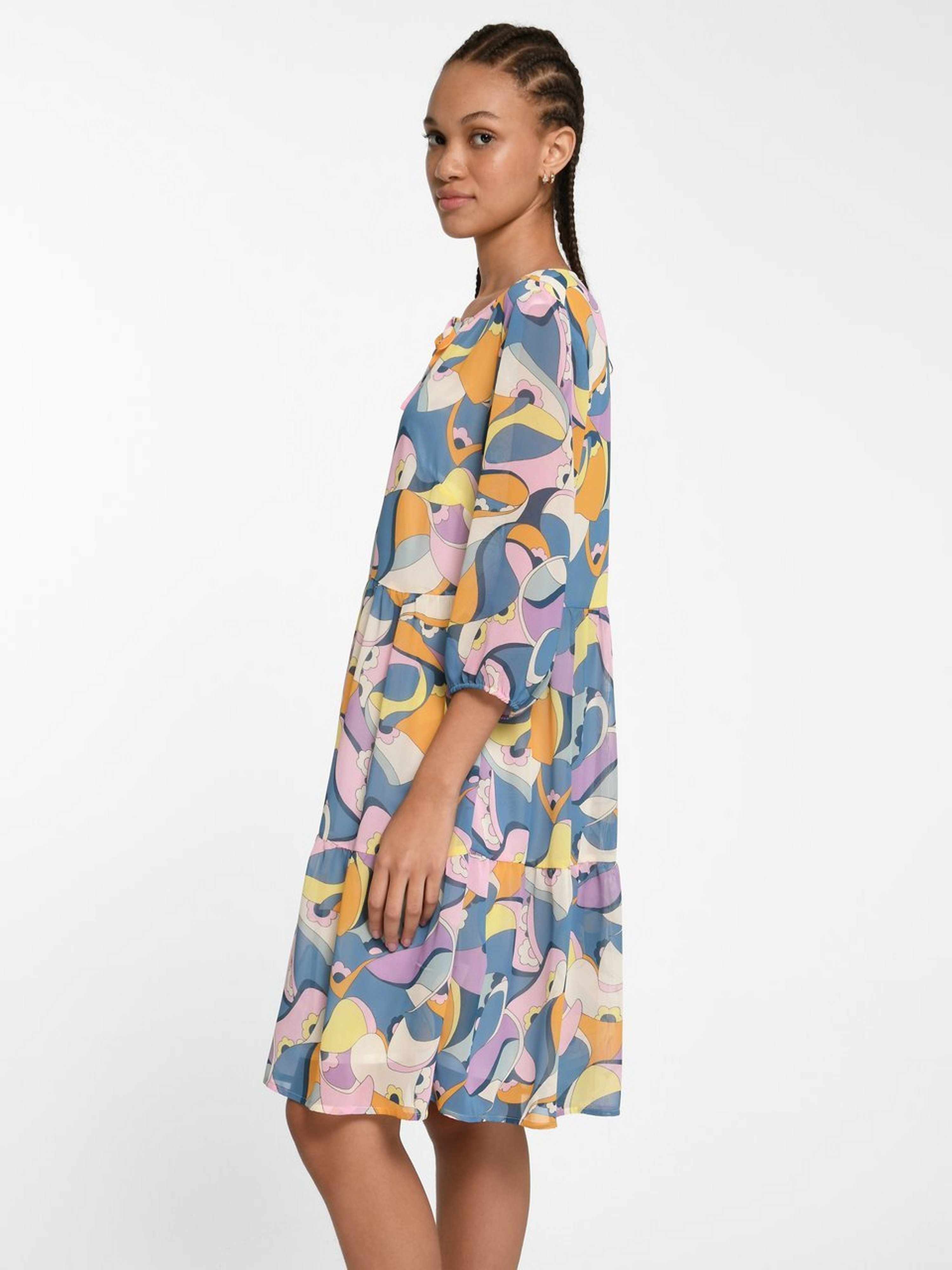 Kleid mit 3/4-Arm