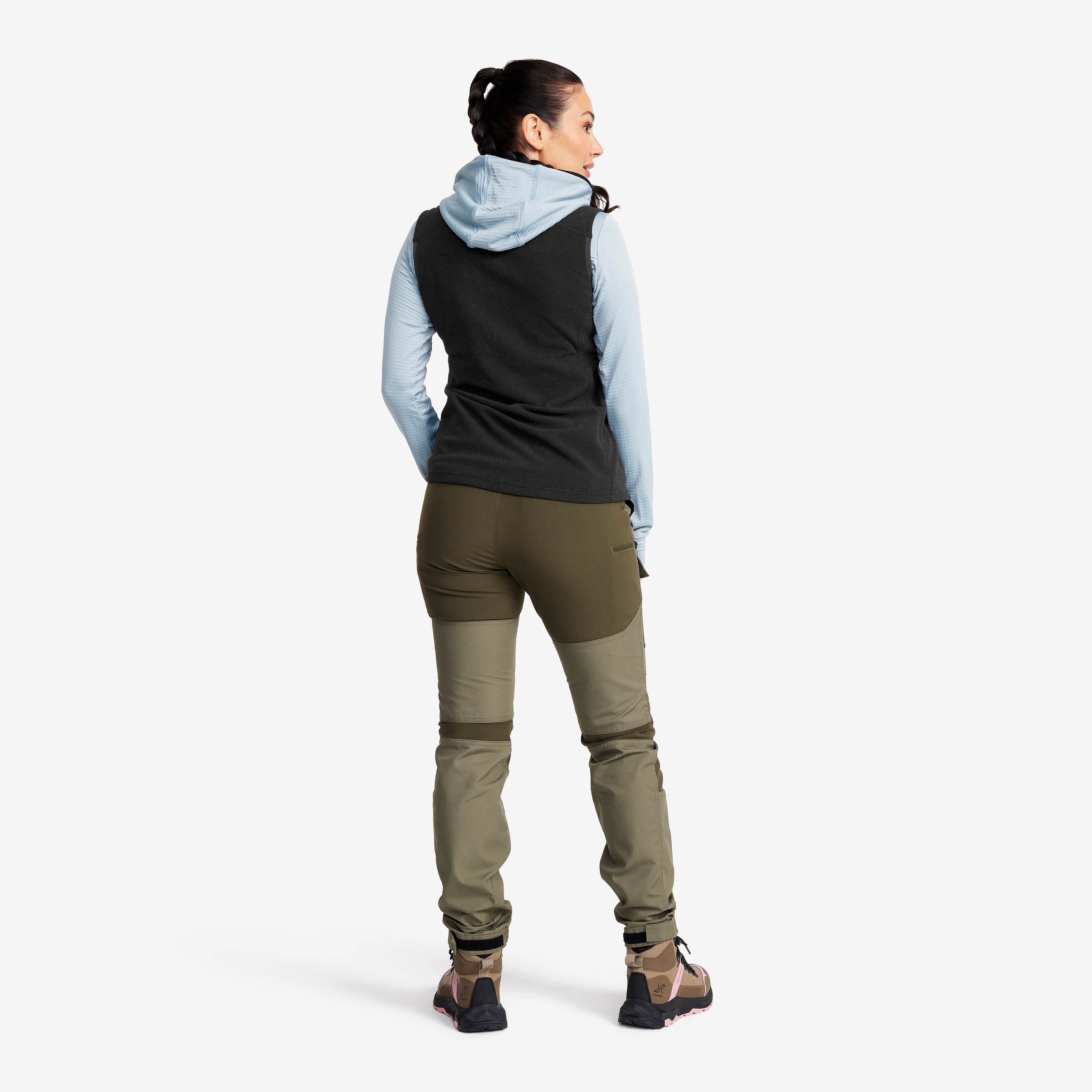 Essential Fleece Vest Dame Black
