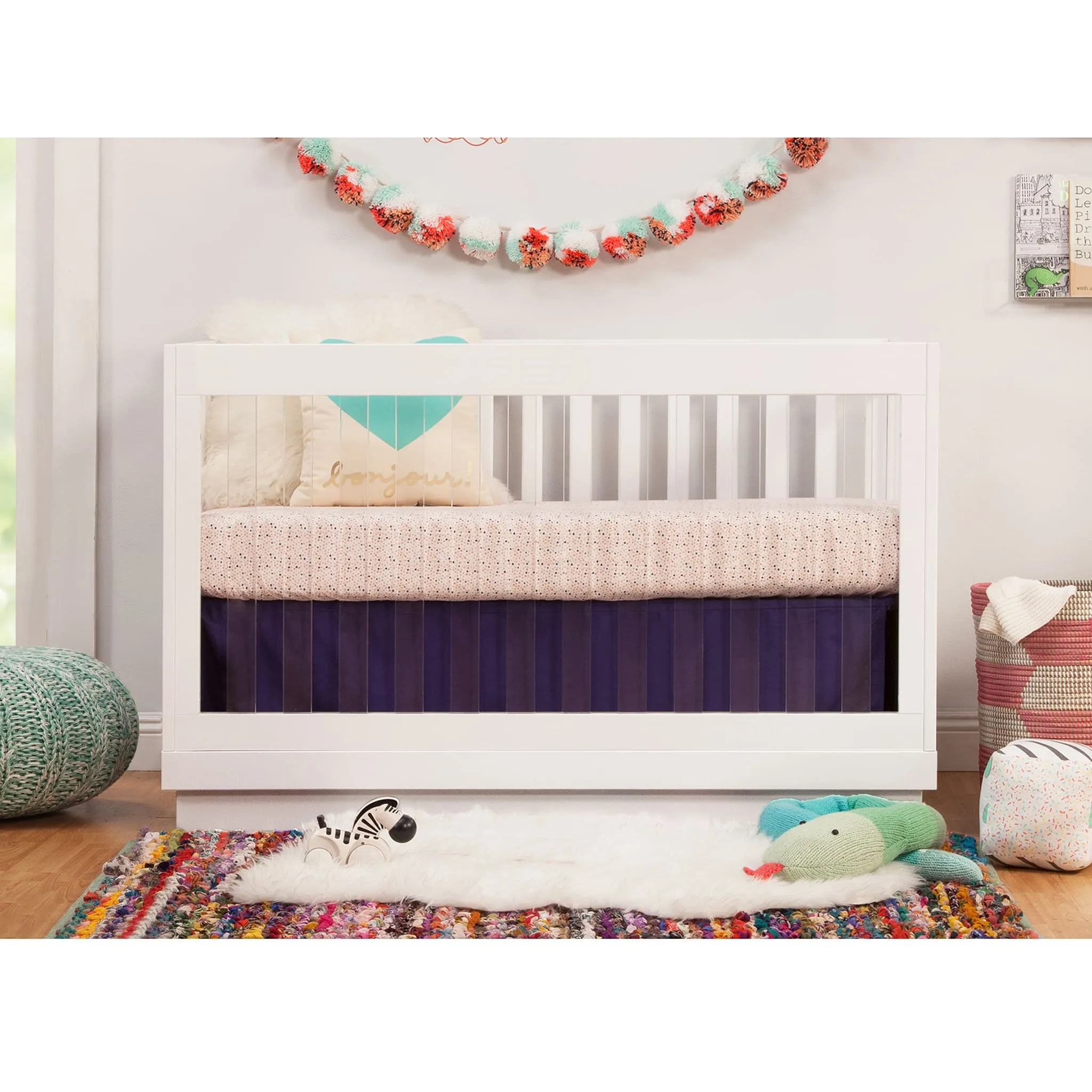 Babyletto Couchette Convertible 3 en 1 Harlow - Blanc