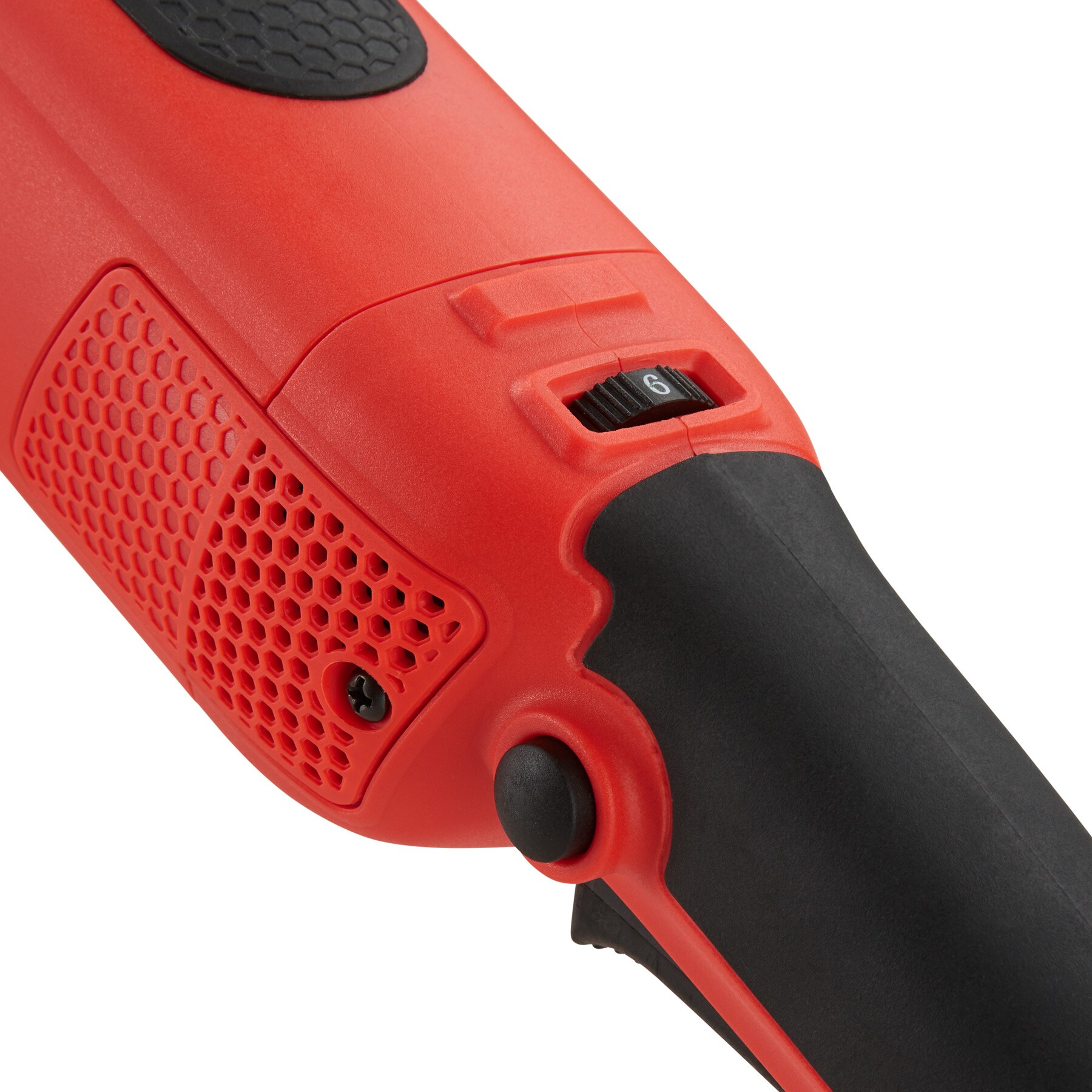 tectake® 3-teiliges Exzenter Poliermaschinen-Set, 810 W, mit Bogenhandgriff und zusätzlichem Stabgriff, inklusive 2 Ersatzkohlen