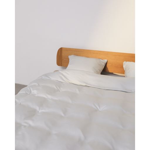 Nordic Weaving Bambus Sengetøj, Light Grey, 140x200 cm