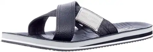 PME zwart combi PBO2504220 - maat 47 slipper zwart - maat 47 Calandschoen