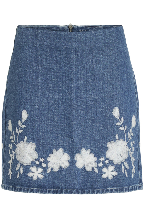 Vila blauwe dames rok