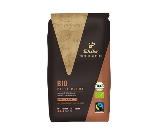 Tchibo Vista Collection - Bio Caffè Crema - 6x 1 kg - Ganze Bohne