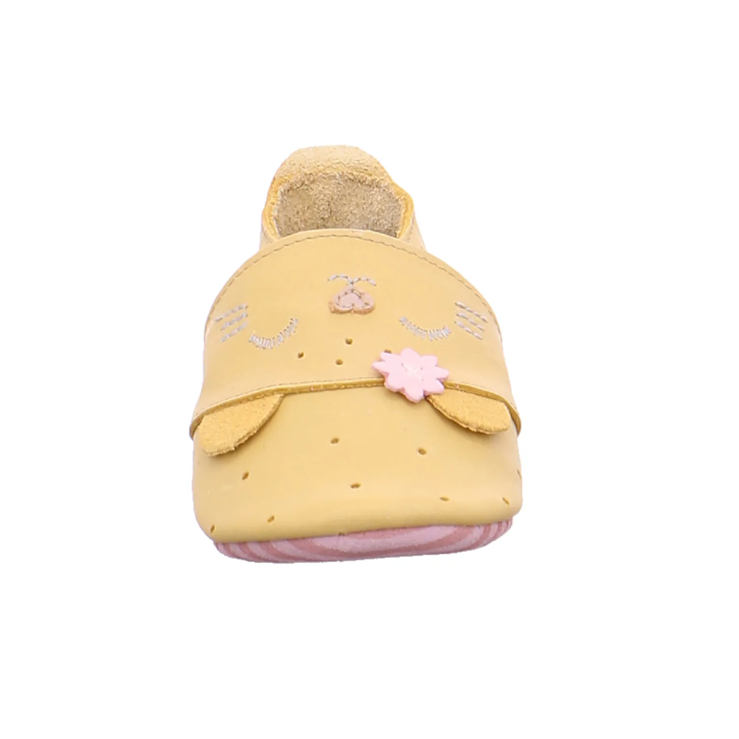BOBUX Krabbelschuh Gelb Leder