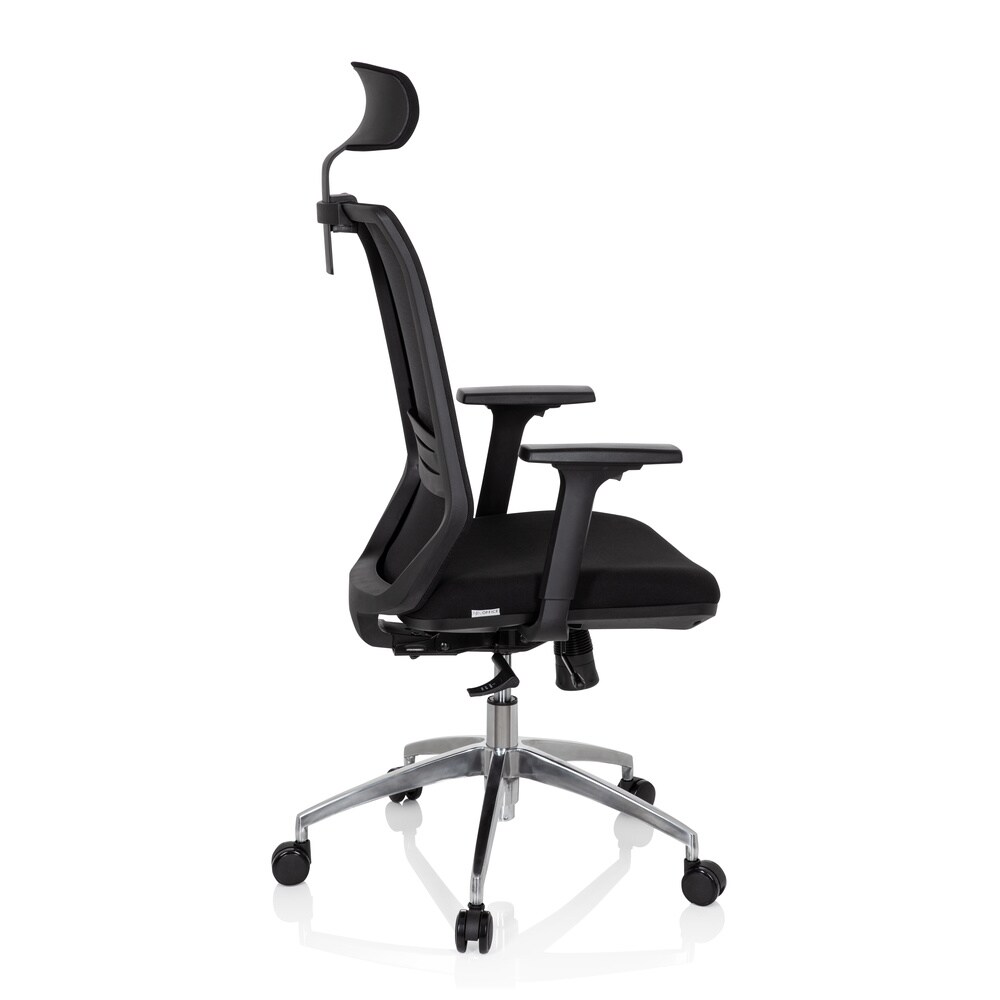 Profi Bürostuhl PROFONDO PRO Stoff/Netzstoff mit Armlehnen (höhenverstellbar) hjh OFFICE