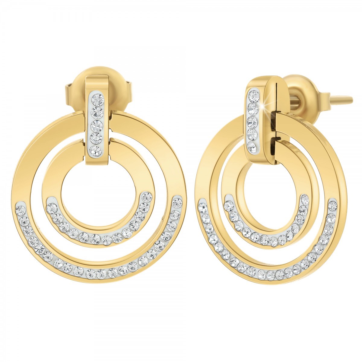 Boucles d'oreilles SC Bohème ornées de Cristaux scintillants