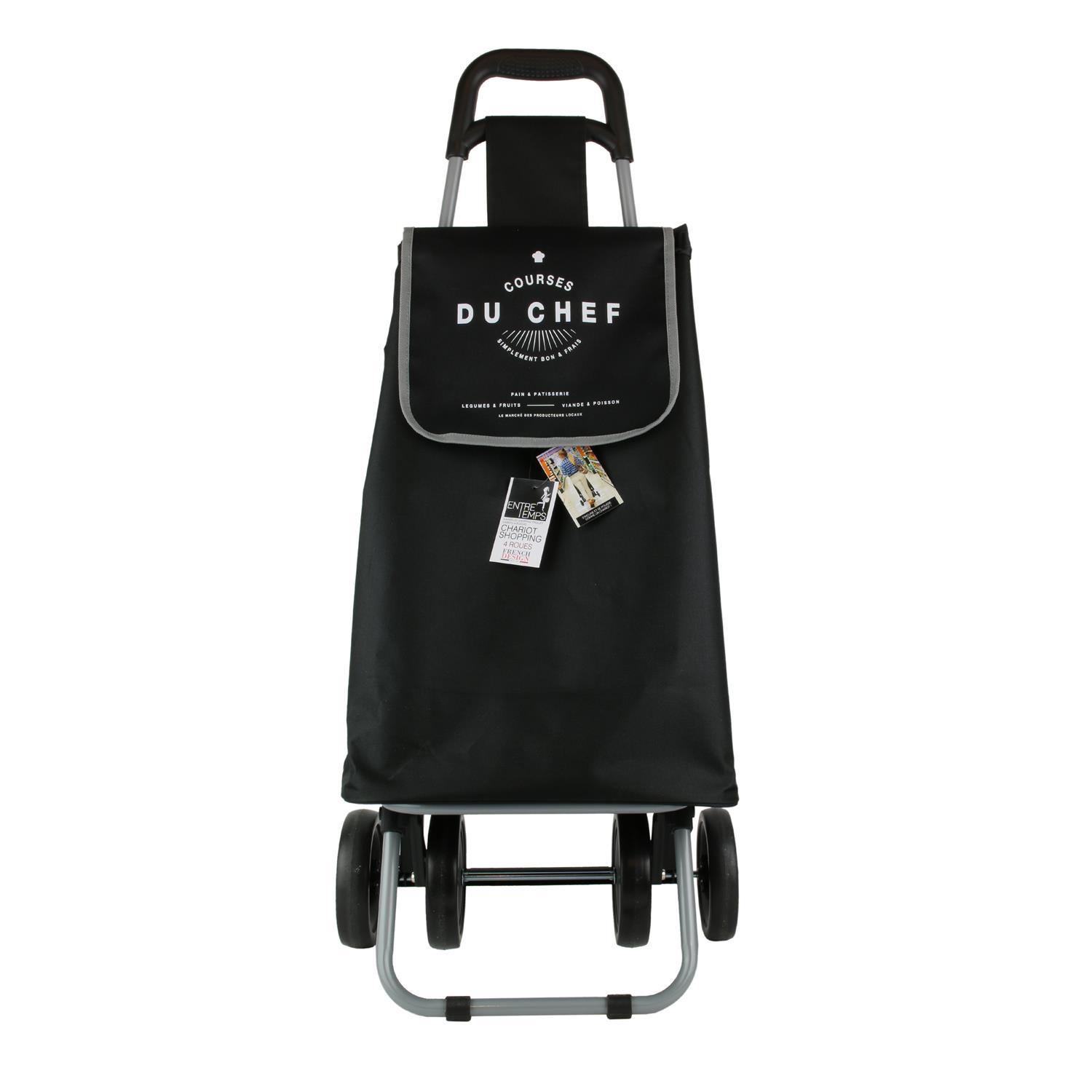 CHARIOT SHOPPING 4 ROUES POLYESTER