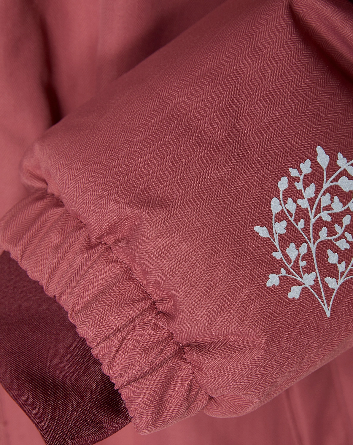 Schneejacke BIRGA mit Kunstfellbesatz in roan rouge
