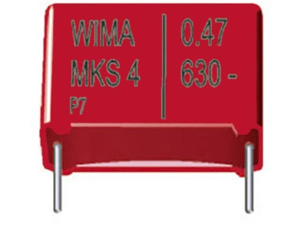 Wima MKS 4 33,0uF 5% 250V RM37,5 1 stk MKS-foliekondensator med radial tråd 33 µF 250 V/DC 5 % 37.5 mm (L x B x H) 41.5 x 24 x 45.5 mm