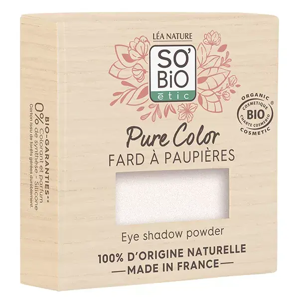 So'Bio Étic Yeux Fard à Paupières 06 Blanc Strass Bio 3g