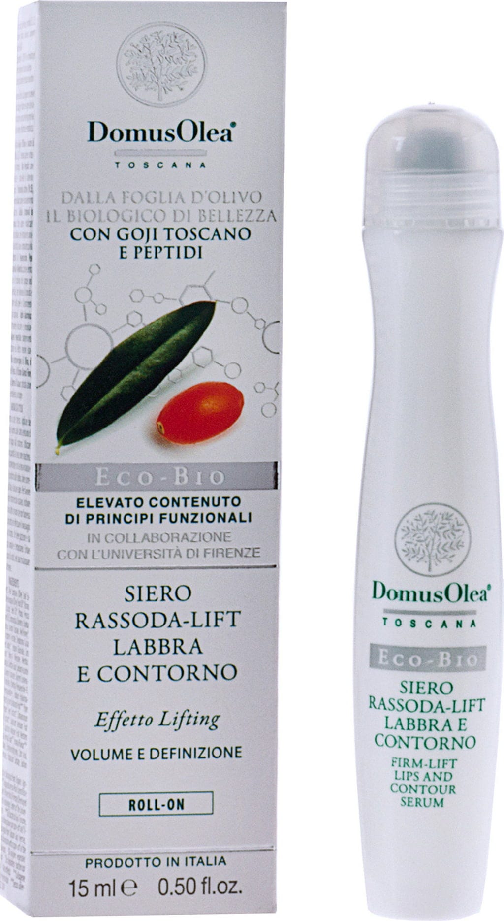 Domus Olea Toscana  Lippen & Konturen Straffungsserum, 15 ml
