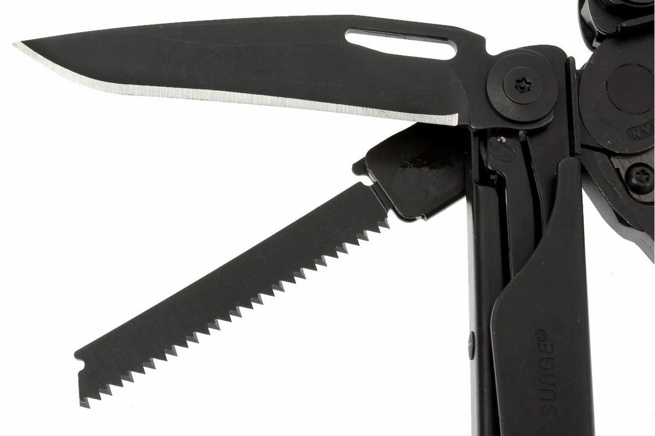 Leatherman Surge Black multitool, MOLLE-foedraal, model 2013