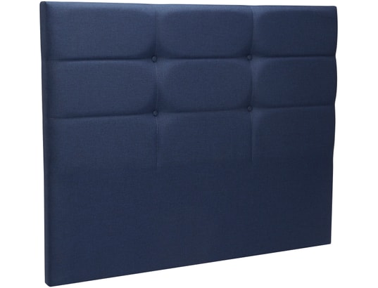 MERINOS - Tête de lit Cozy chine bleu nuit 160cm (170cm finie)